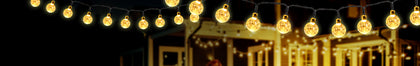 Crystal Globe String Lights