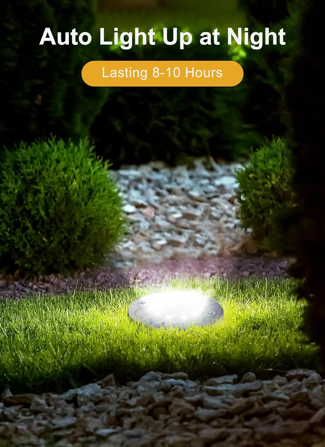 16 Pack LED In-Ground Solar Lights