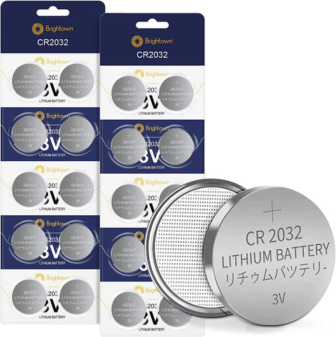 CR2032 Lithium Coin Cell Battery 3V Brightown Decor