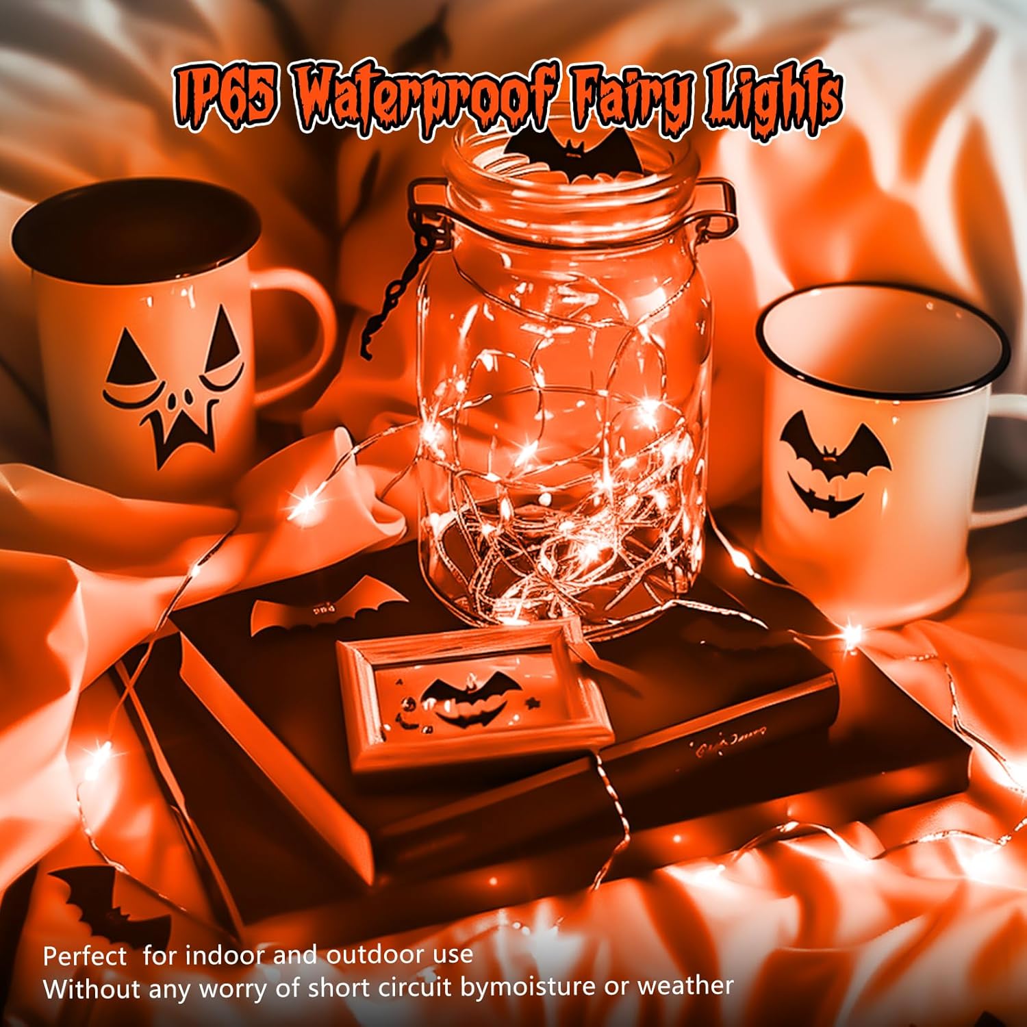 12 Pack Fairy Lights - Silver Wire, Battery Operated