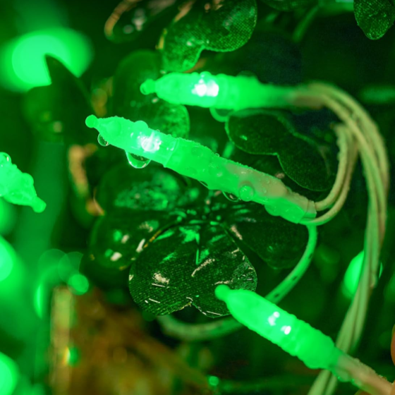 St. Patrick Mini String Lights - 39 FT, 100 LED, Waterproof