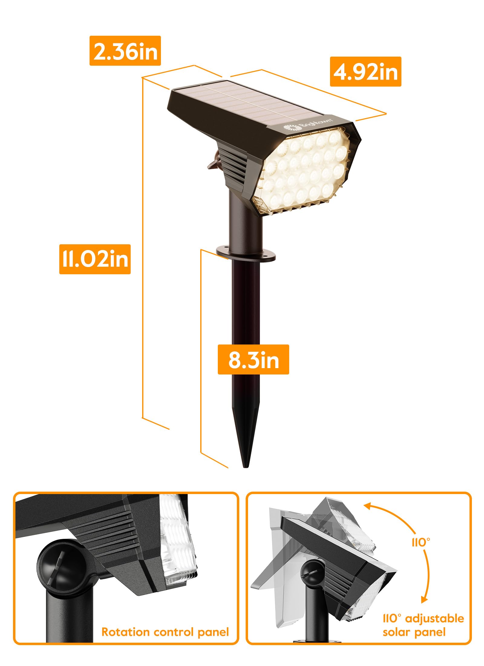 Solar Spot Lights with Remote