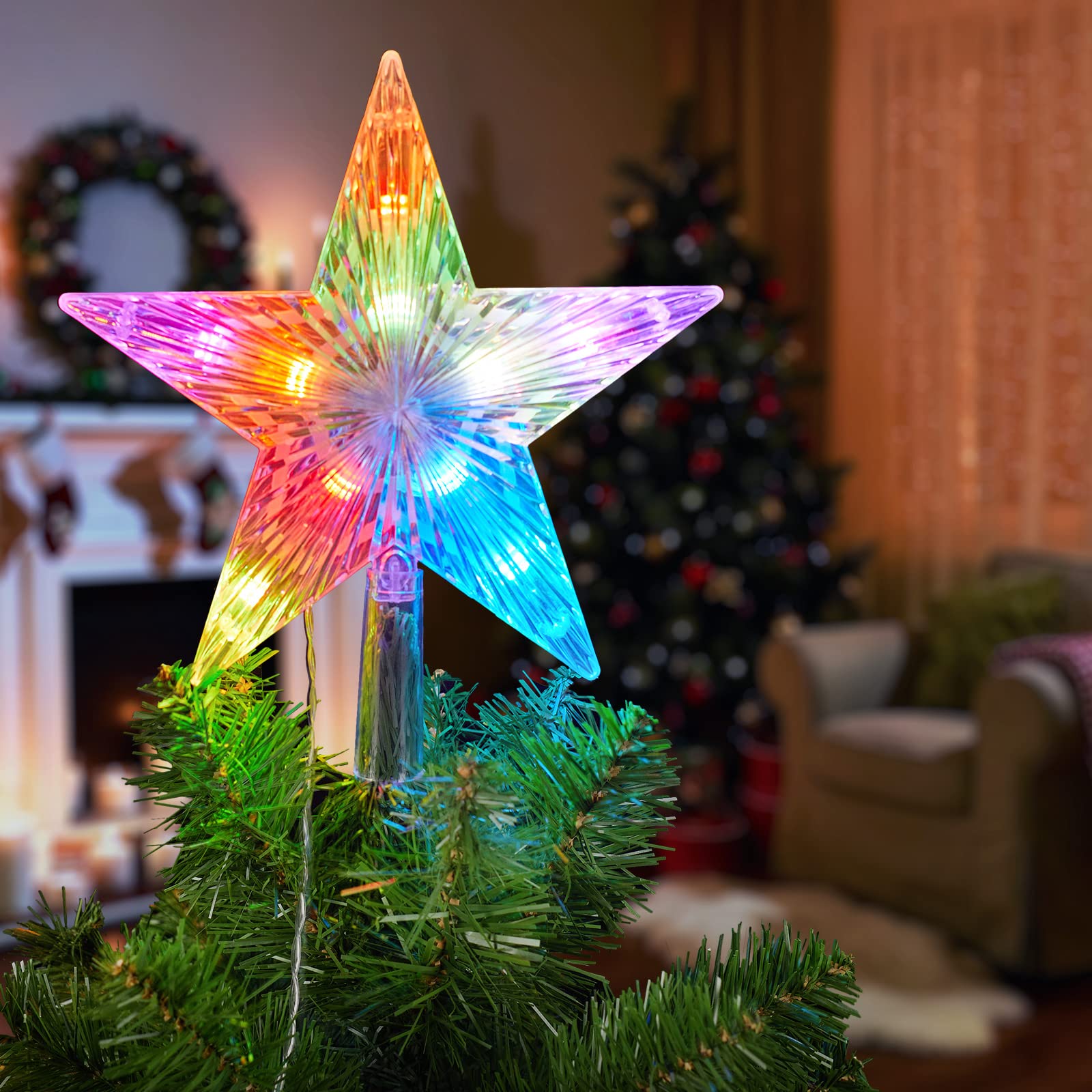 8.5 Inches / 10 LED / Multicolor Star