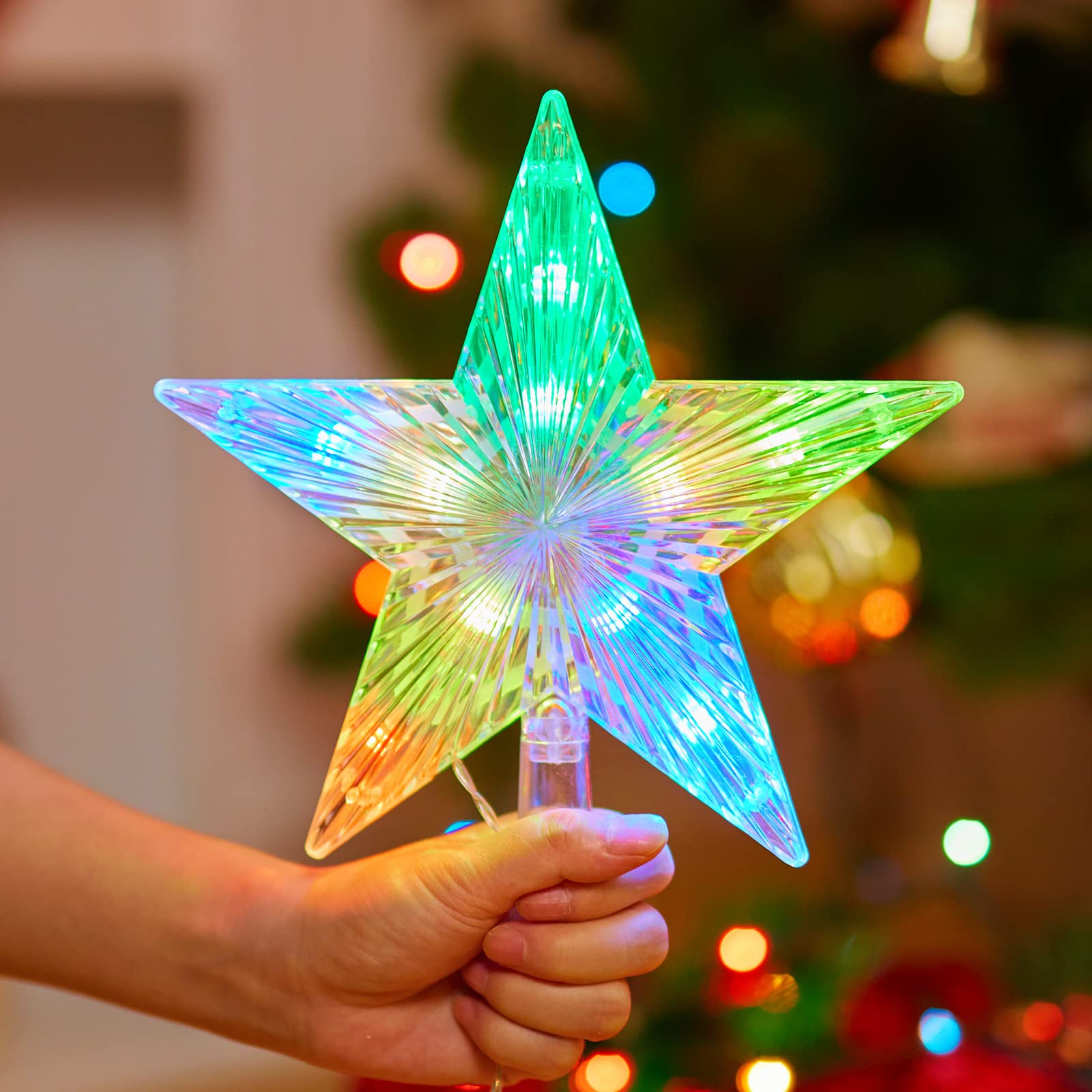 8.5 Inches / 10 LED / Multicolor Star