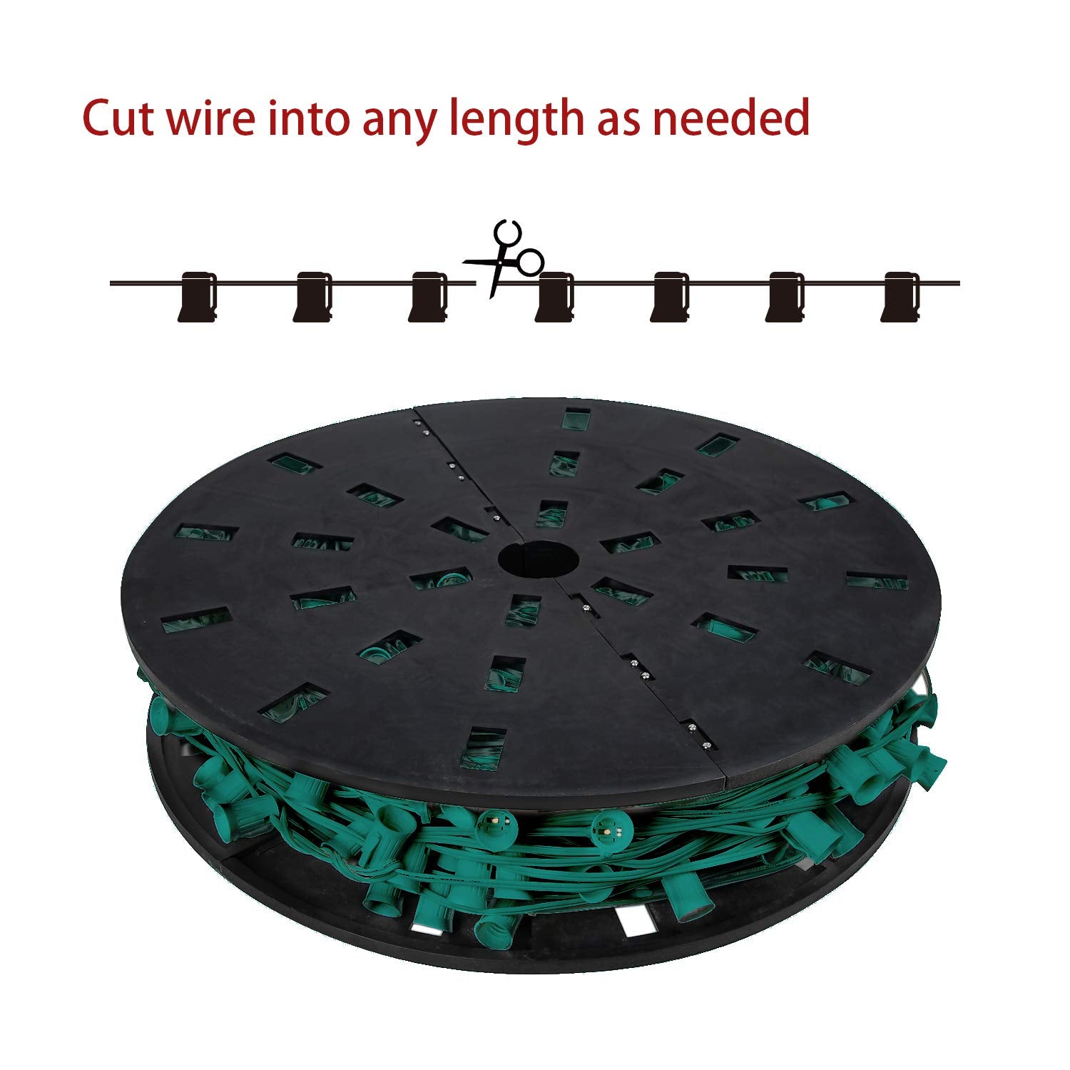 500 Feet / 500 C9 Socket / E12 base